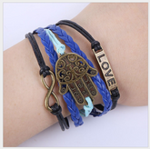 Chic Charm Multi-Layer Woven Bracelet Bangle Rope