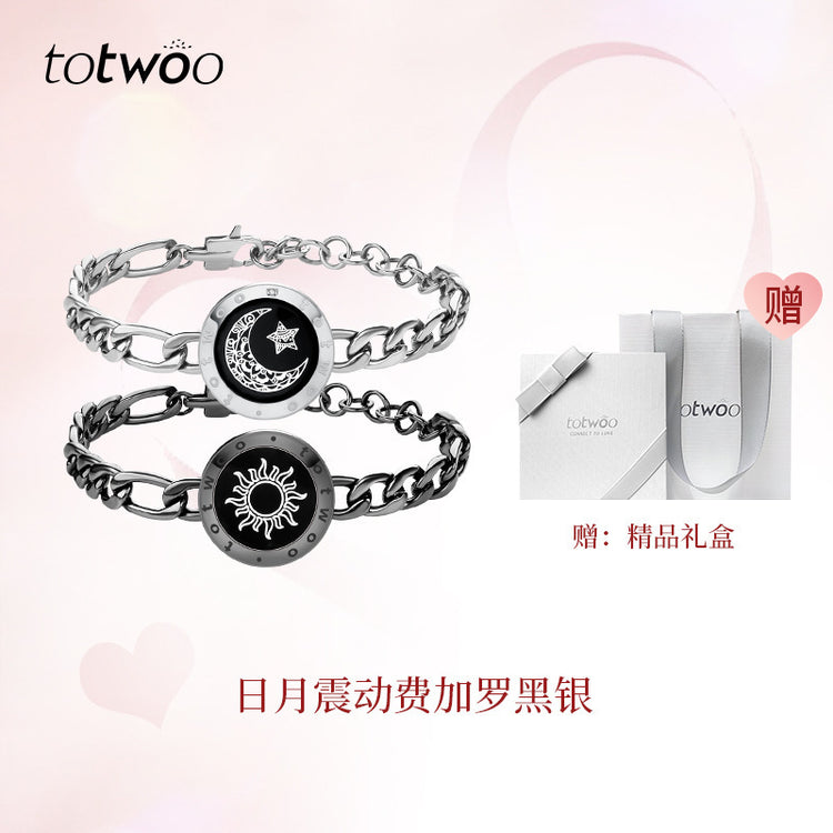 Chic Charm Totwoo Smart Bracelet Couples Connection Gift