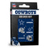Chic Charm Dallas Cowboys NFL Dice Set featuring six dice with team logos and numbers.