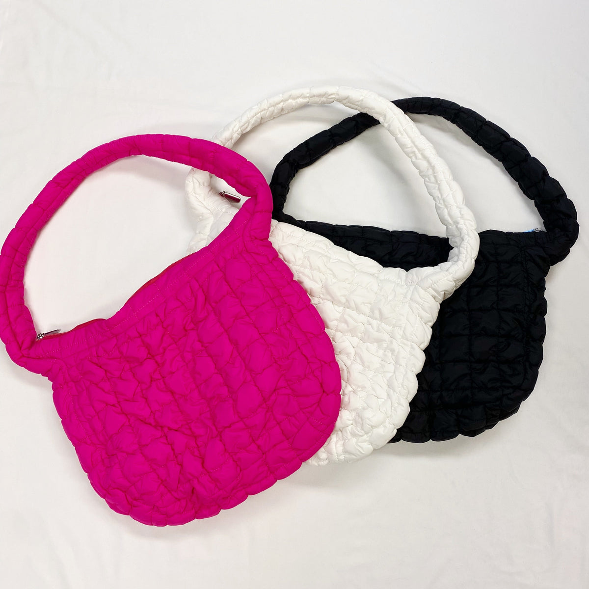 Chic Charm Carry All Quilted Cross Body Bag