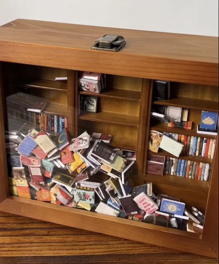 Chic Charm Anxiety Bookshelf Stress Relief Book Display