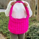 Chic Charm Carry All Quilted Cross Body Bag
