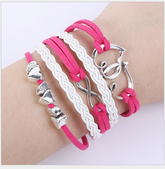 Chic Charm Multi-Layer Woven Bracelet Bangle Rope