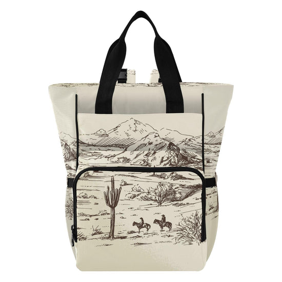 Chic Charm Western Cowboy Diaper Bag Backpack 10L