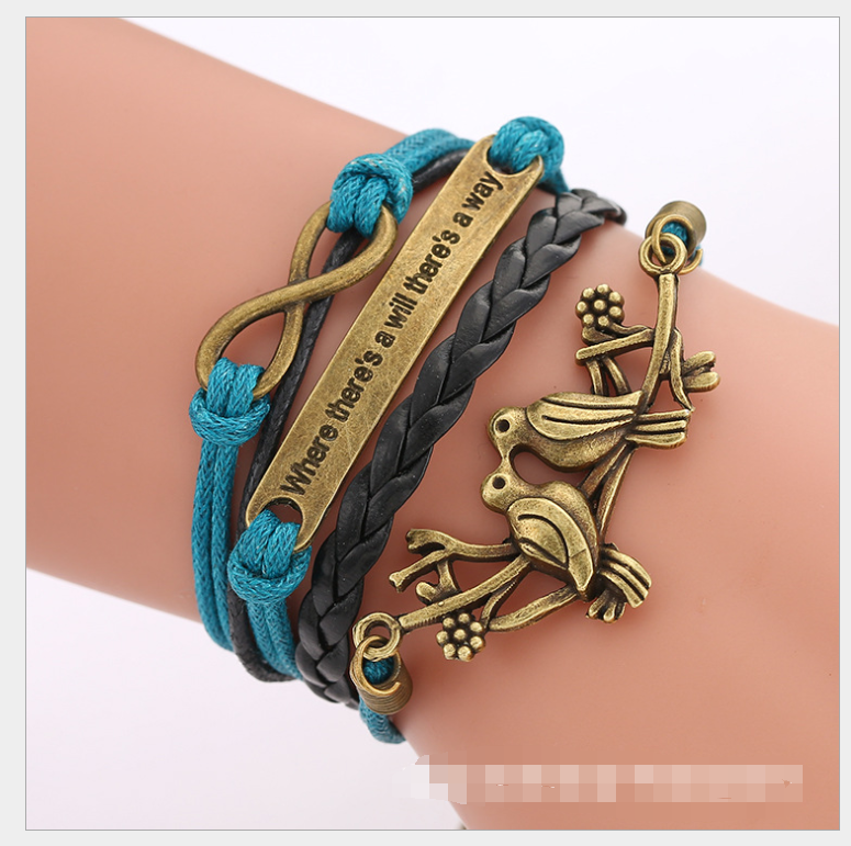 Chic Charm Multi-Layer Woven Bracelet Bangle Rope